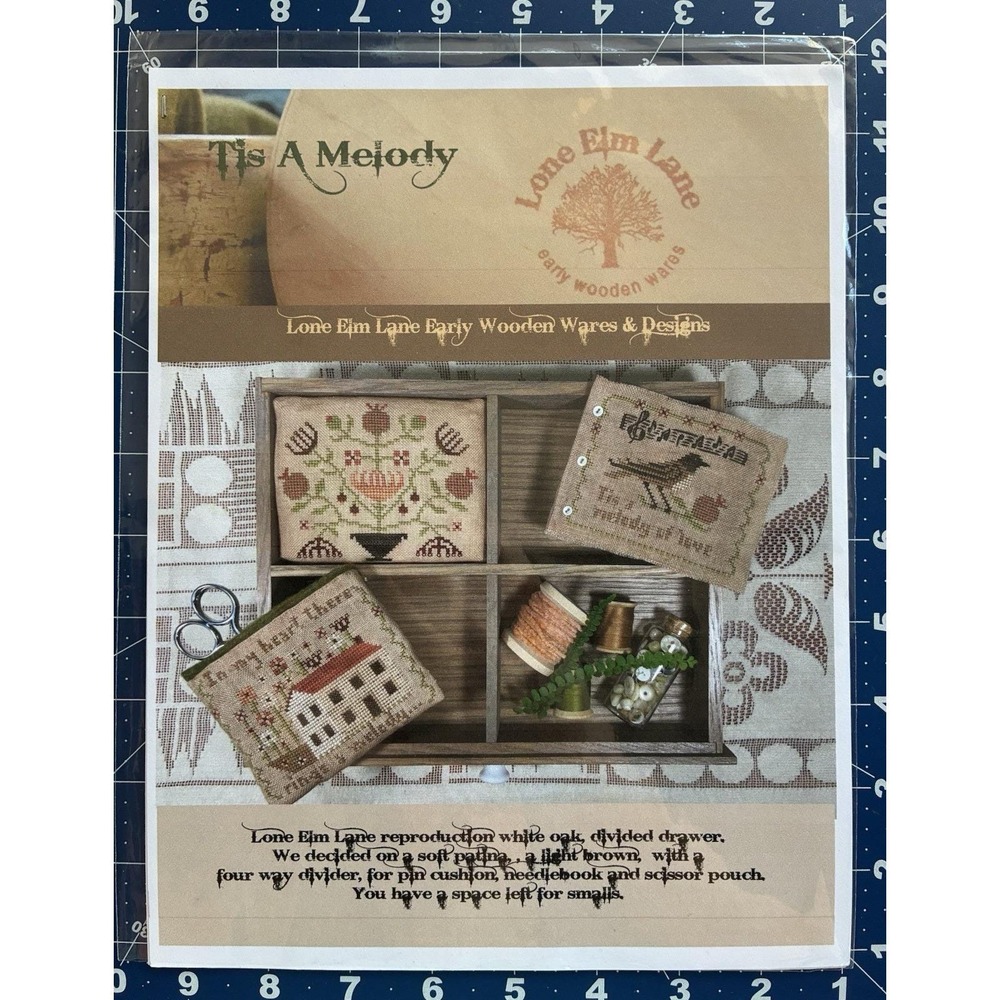 Tis A Melody Cross stitch chart by Lone Elm Lane